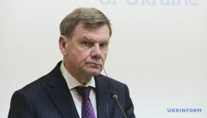 Міністр закордонних справ Німеччини Йоганн Вадефуль під час візиту до Києва 22 серпня 2026 року