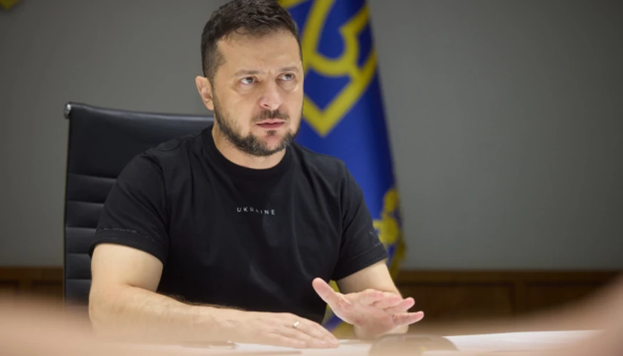 Володимир Зеленський (за підписом джерела: ОП)