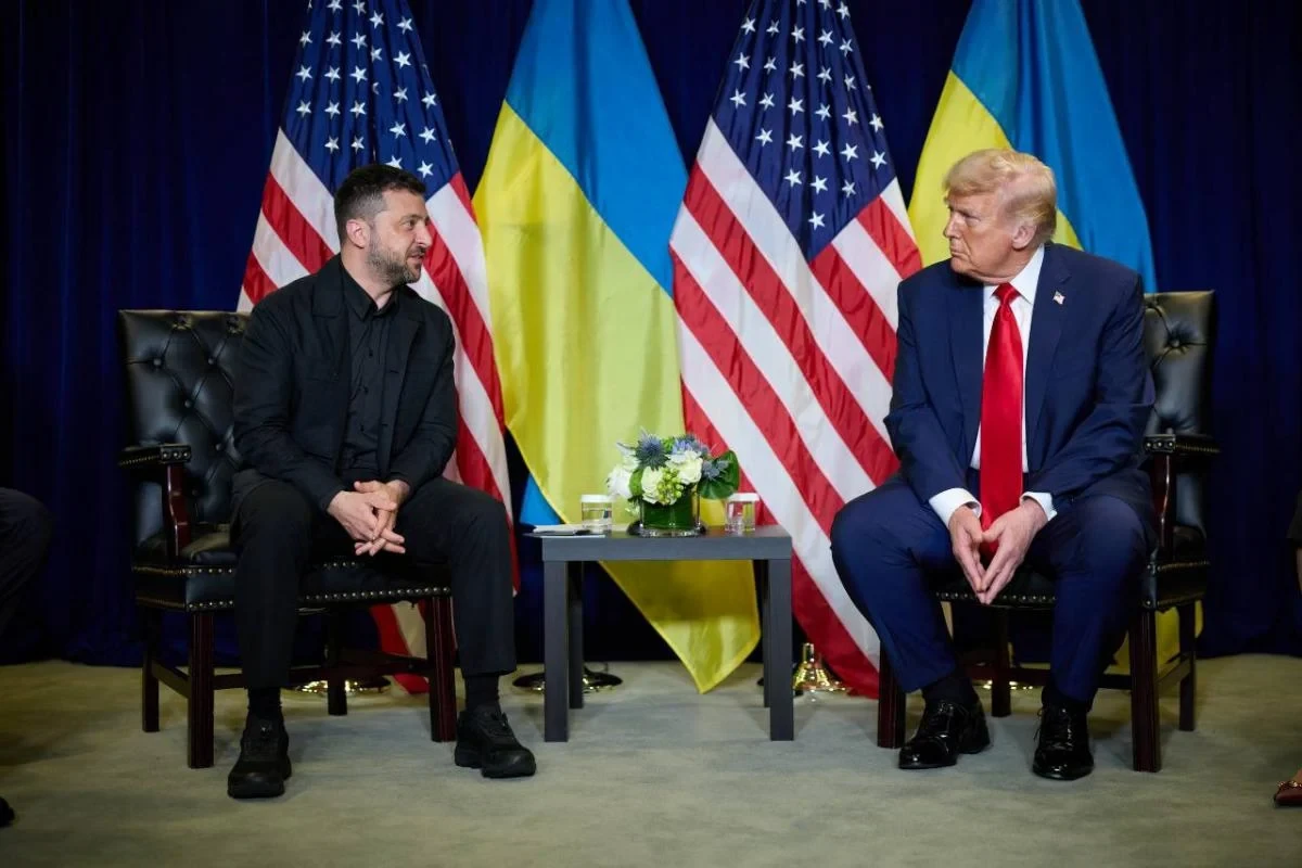 Володимир Зеленський під час інтерв'ю